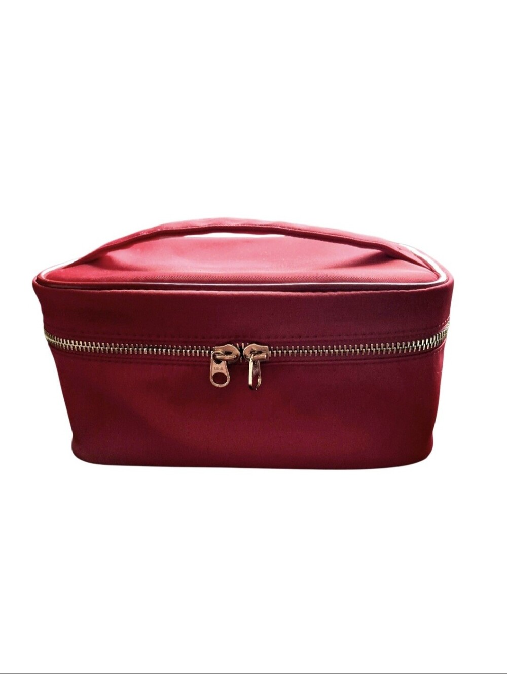 J. Crew Candy Red Makeup Toiletry Case
